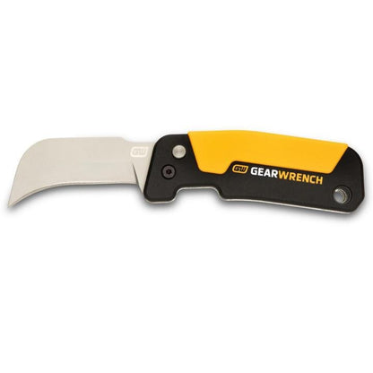 GEARWRENCH GWKHBFDS Lineman Folding Hawkbill Knife 2-3/4" Blade