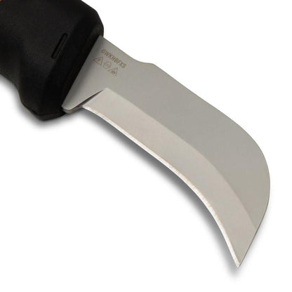 GEARWRENCH GWKHBFXS Lineman Fixed Blade Hawkbill Knife with Sharp Tip 3-3/16"