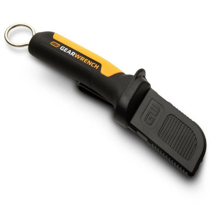 GEARWRENCH GWKHBFXS Lineman Fixed Blade Hawkbill Knife with Sharp Tip 3-3/16"