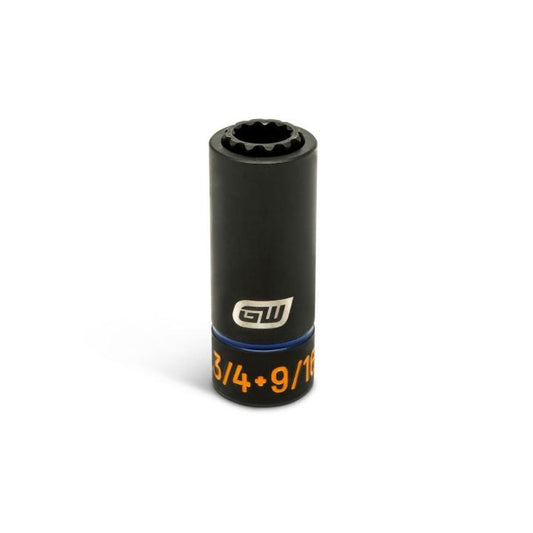 GEARWRENCH GWLS34916 9/16" x 3/4" Lineman 2-in-1 12-Point Impact Socket