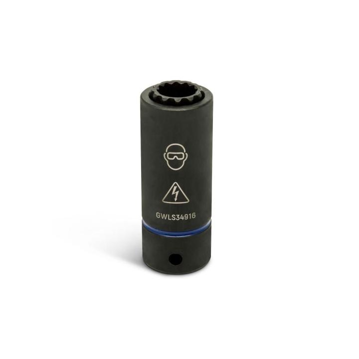 GEARWRENCH GWLS34916 9/16" x 3/4" Lineman 2-in-1 12-Point Impact Socket
