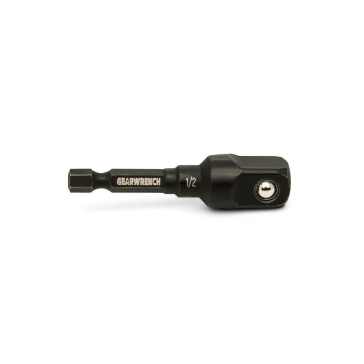 GEARWRENCH GWLSAD14P 1/4" Hex to 1/2" Square Lineman Impact Adapter