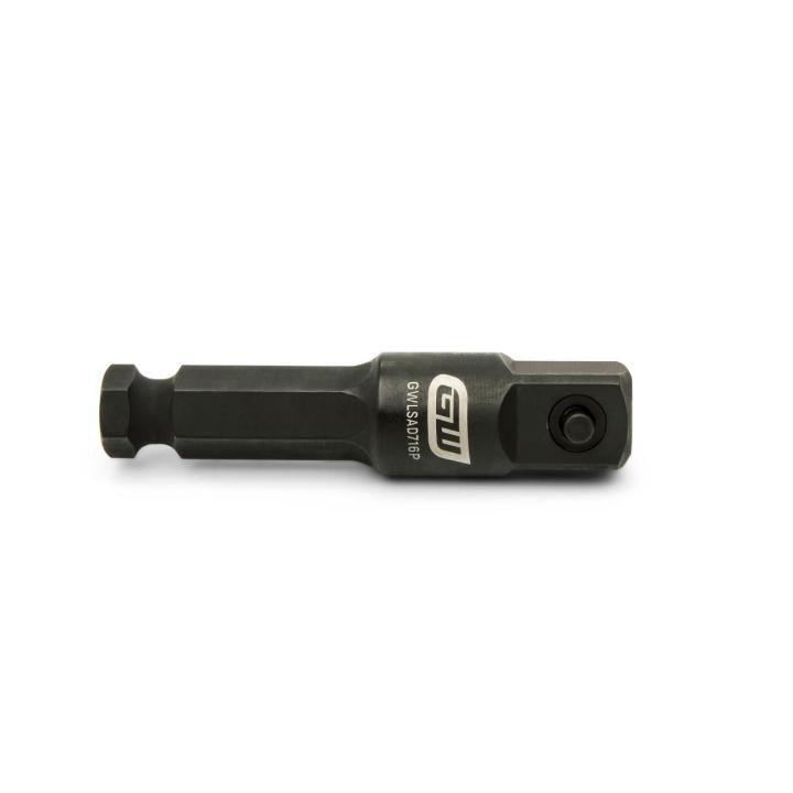 GEARWRENCH GWLSAD716P 7/16" Hex to 1/2" Square Lineman Impact Adapter