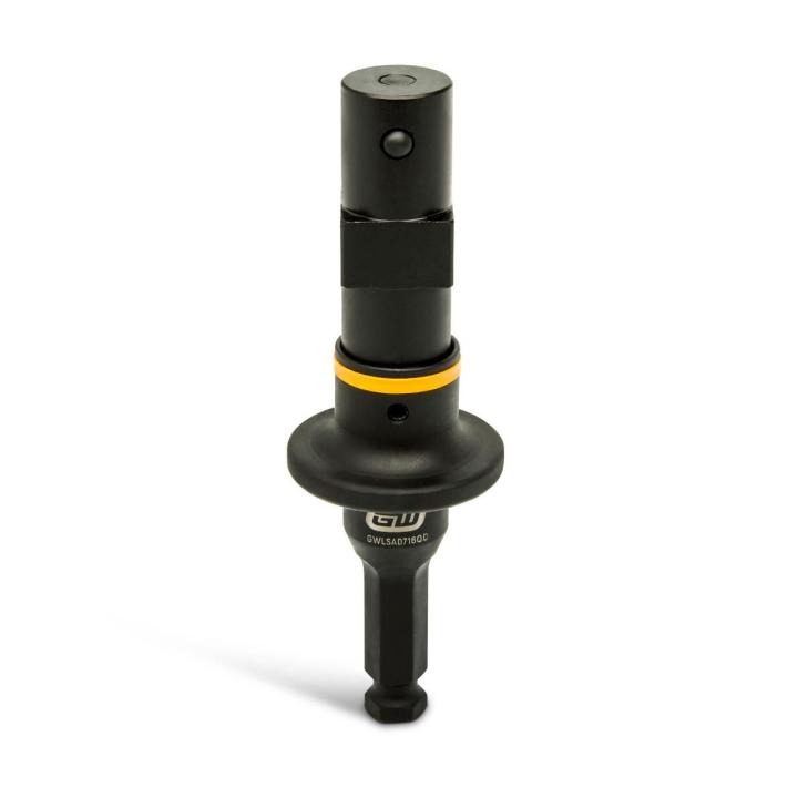 GEARWRENCH GWLSAD716QD 7/16" Hex to 3/4" Square Lineman Locking Quick Disconnect Impact Adapter