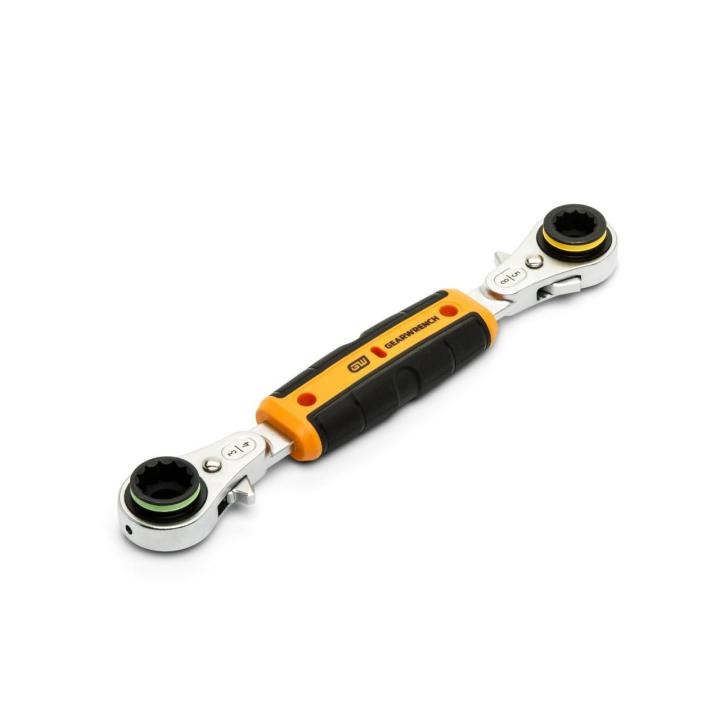 GEARWRENCH GWULRW41 4-in-1 Isolated Lineman Ratcheting Box Wrench
