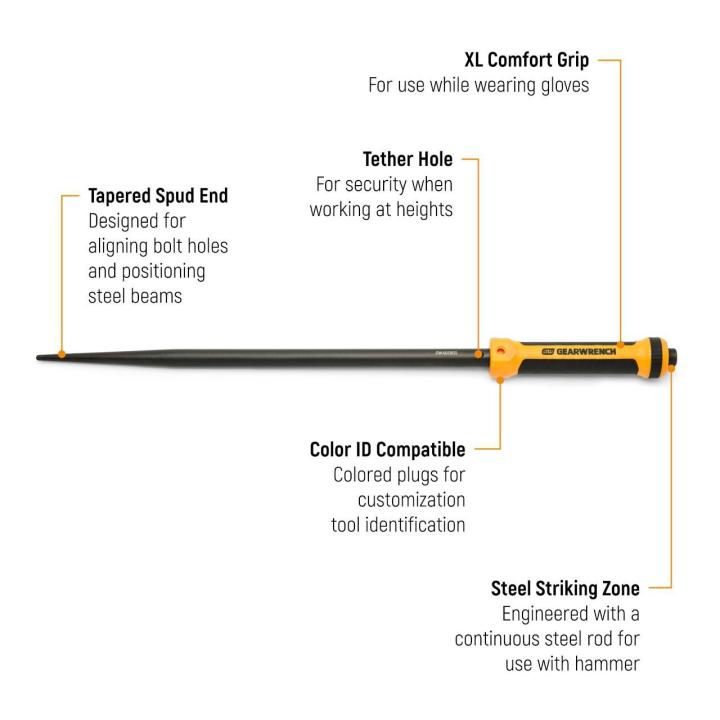 GEARWRENCH GWAB25CG 25" Alignment Bar with Cushion Grip