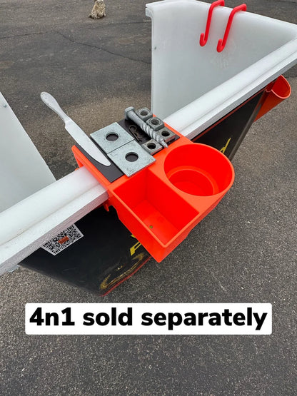 Line Work Bucket Products 4in x 6in Sticky Magnet High Strength Adhesive Tool Magnet 1016