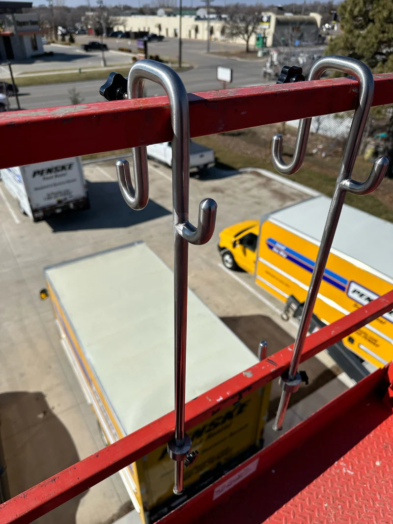 Line Work Bucket Products Efficiency Hooks Heavy Duty Tool Hooks Pair 1009