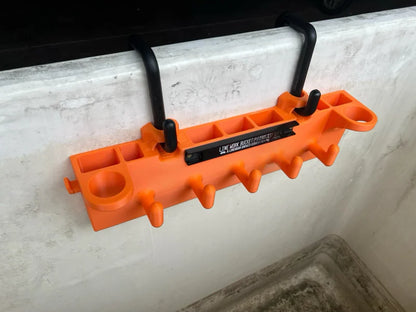 Line Work Bucket Products Big Rack Double D Tool Organizer with Magnet Bucket Mount 1027