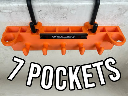 Line Work Bucket Products Big Rack Double D Tool Organizer with Magnet Bucket Mount 1027