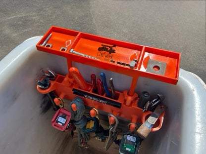 Line Work Bucket Products Flat Rack Tray with Magnet Low Profile Bucket Hardware Organizer 1028