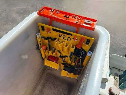 Line Work Bucket Products Flat Rack Tray with Magnet Low Profile Bucket Hardware Organizer 1028