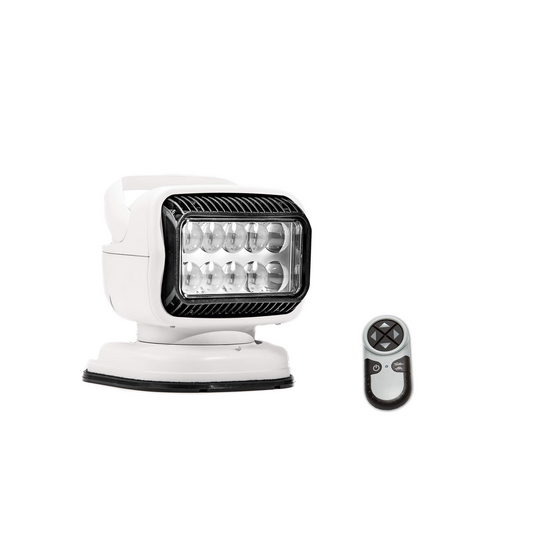 LED Remote Control White Search Light with Magnetic Base 79014GT