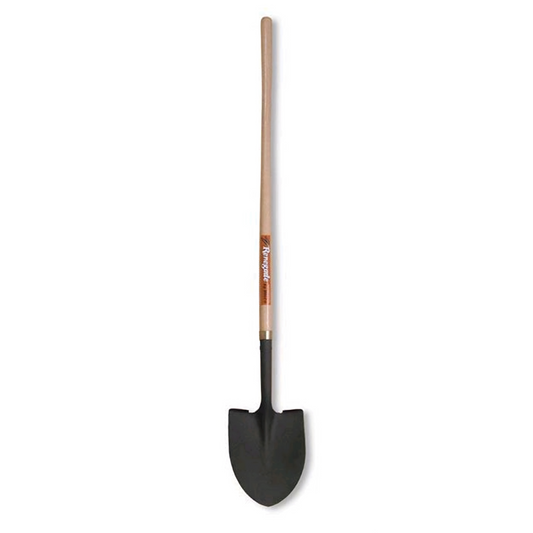 Round Point Shovel with 47" Wooden Handle HIRP14L-W