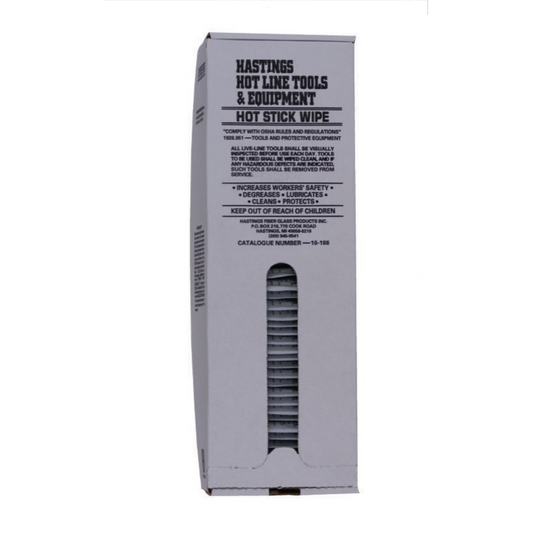 Hastings 50pk Hot Stick Wipes in Dispenser Box 10-188