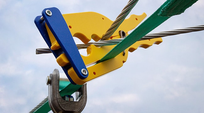 Utility Solutions Rex Clamp Adjustable Conductor Tail Control Clamp for Strap Hoists USRC-001
