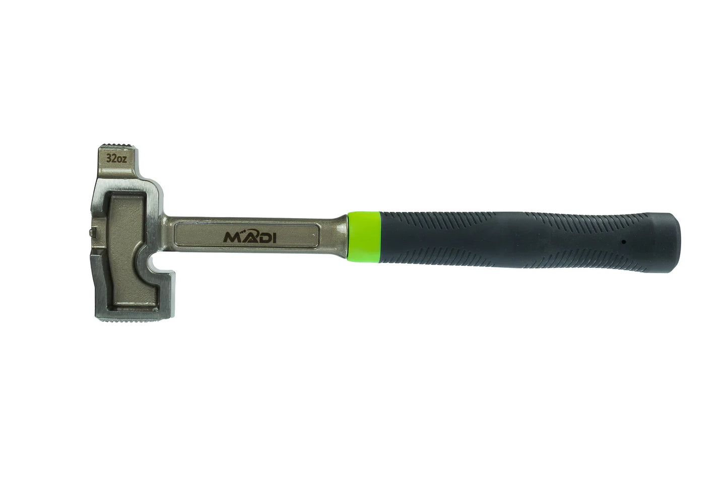 MADI All Steel Milled Lineman Hammer 32 oz with Staple Pullers and J Hook Remover SMLH-1