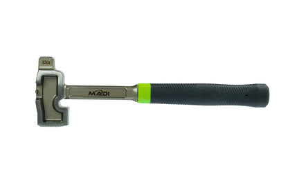 MADI All Steel Milled Lineman Hammer 32 oz with Staple Pullers and J Hook Remover SMLH-1