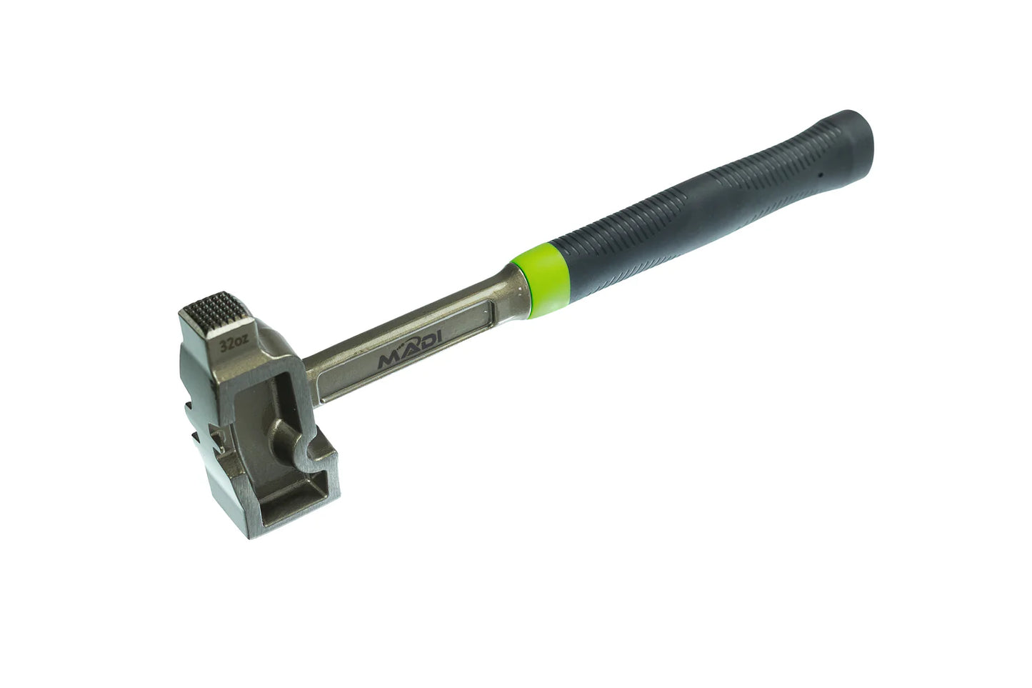 MADI All Steel Milled Lineman Hammer 32 oz with Staple Pullers and J Hook Remover SMLH-1