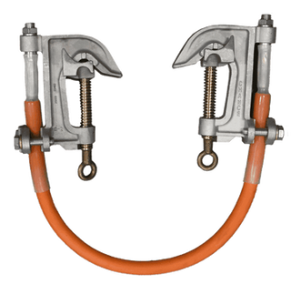 Mechanical Jumper Assembly 1/0 15kV Orange 20' with 1.5in C-Clamps