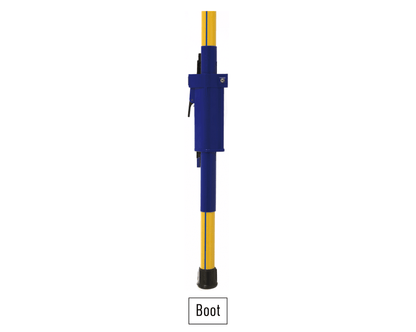 Utility Solutions BLUE STRIPE® Telescopic Shotgun Stick with Rubber End Cap 5'2", 6'8", 8'3" USSG-T-008-EC