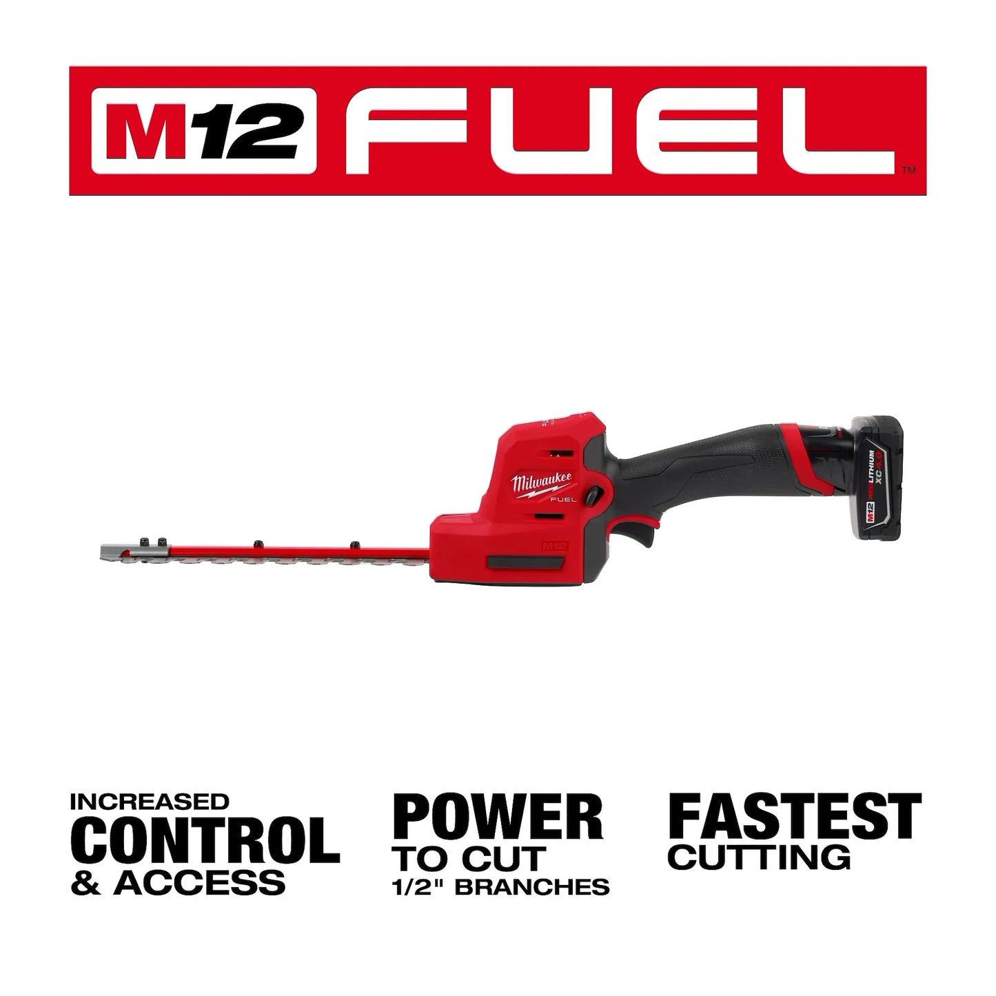 Milwaukee 2533-21 M12 FUEL 8-Inch Hedge Trimmer Kit