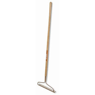 Hisco Renegade Forged Head 16-Tine Bow Rake with 60" Ash Wood Handle HIBR16T-W