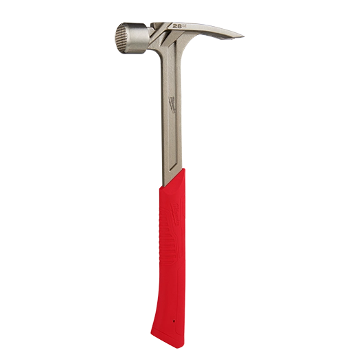 Milwaukee 28 oz Milled Face Framing Hammer Steel Handle 48-22-9029