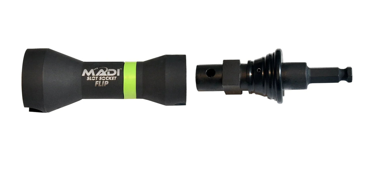 MADI Compact Slot Socket Flip for Utility Hardware, Grounding Clamps, and Pole Line Construction SS-7