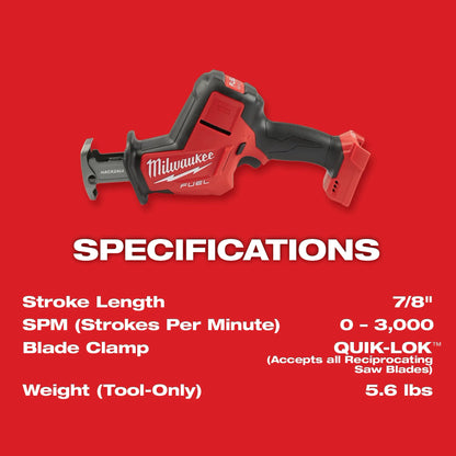 Milwaukee M18 FUEL™ Hackzall® (Tool Only) 2719-20
