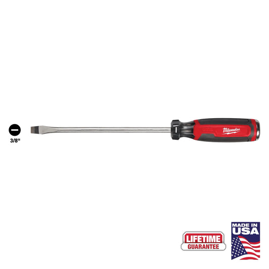 3/8" Slotted 8" Cushion Grip Demolition Screwdriver (USA) MT210