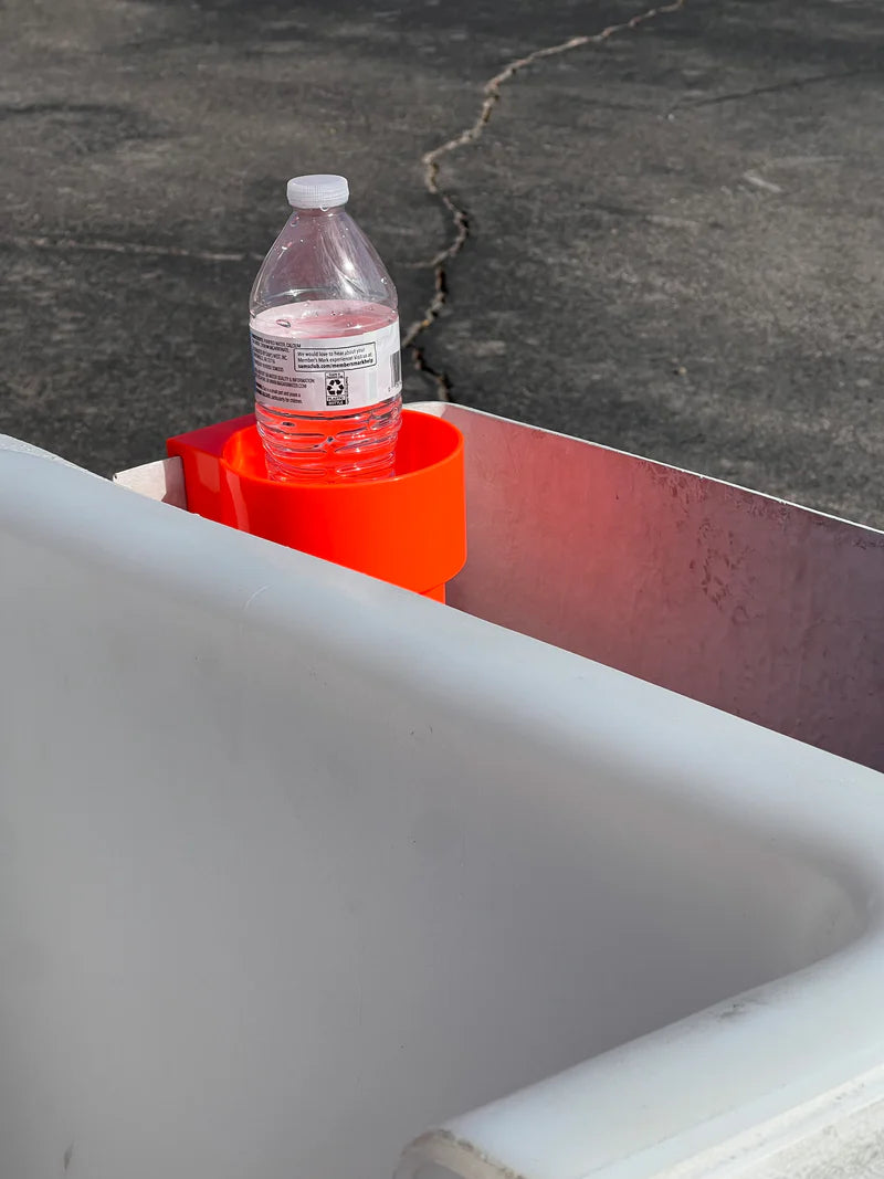 Line Work Bucket Clip On Cup Holder Bucket Mount Fits 32 oz Bottles 1001