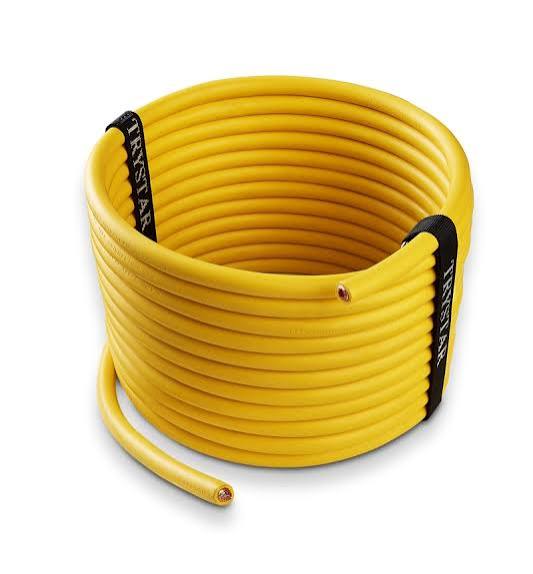 Yellow grounding cable