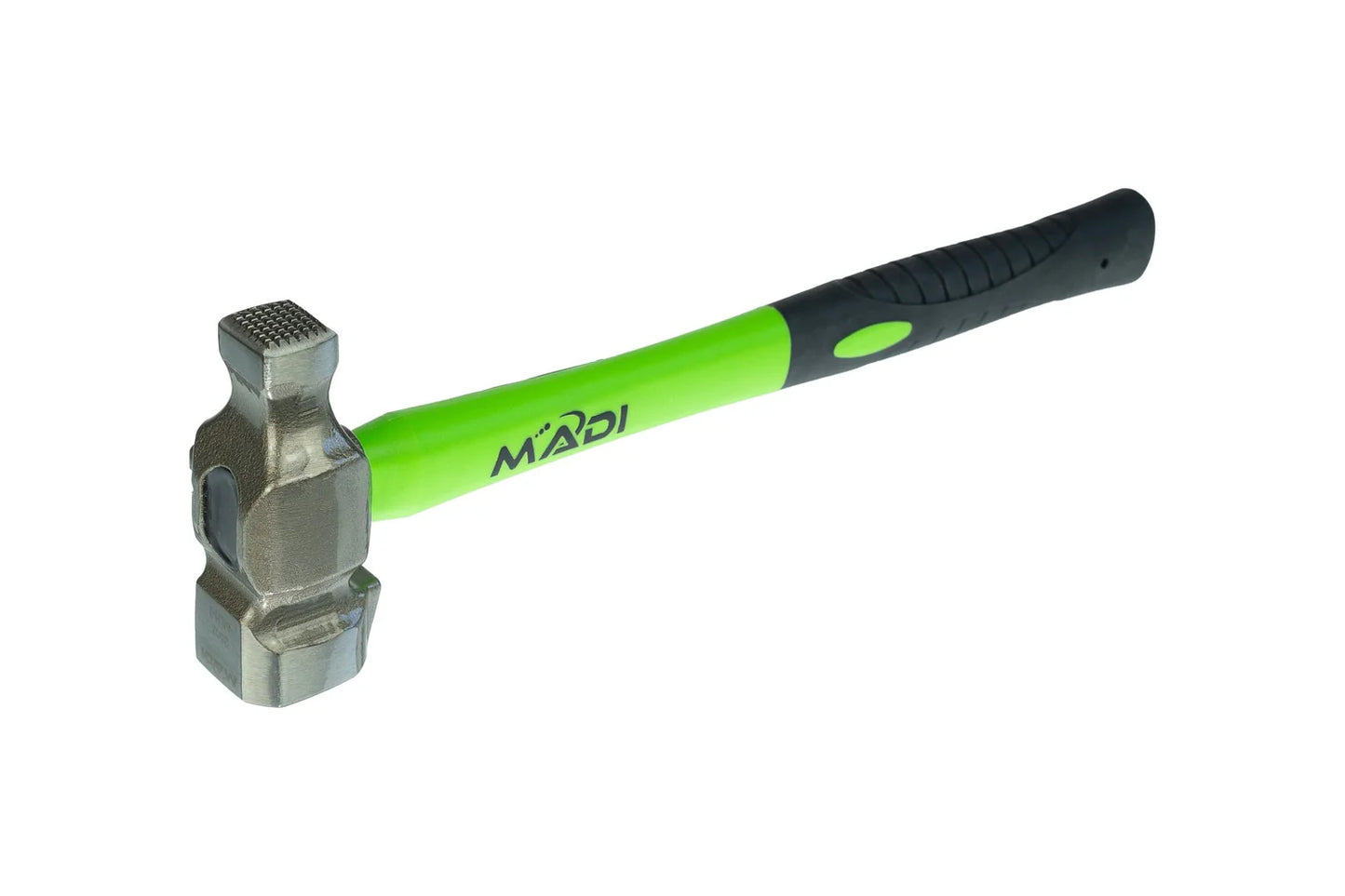 MADI Milled Lineman Hammer 35 oz with Fiberglass Handle, Staple Puller, and J Hook Remover MLH-1