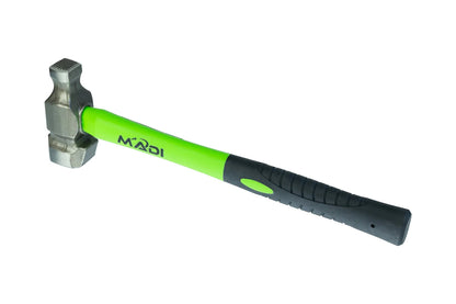 MADI Milled Lineman Hammer 35 oz with Fiberglass Handle, Staple Puller, and J Hook Remover MLH-1