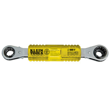 Klein Lineman's Insulating 4-in-1 Box Wrench KT223X4INS