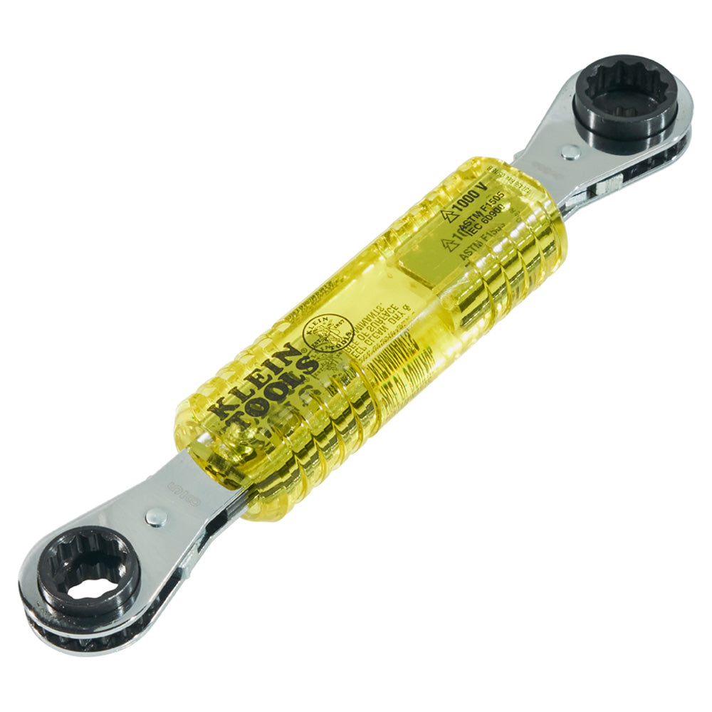Klein Lineman's Insulating 4-in-1 Box Wrench KT223X4INS