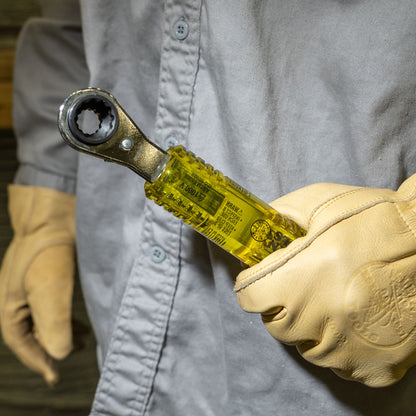 Klein Lineman's Insulating 4-in-1 Box Wrench KT223X4INS