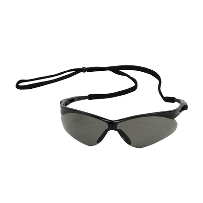 Anser™ Semi-Rimless Safety Glasses with Black Frame, Gray Lens and Anti-Scratch Coating 250-AN-10112