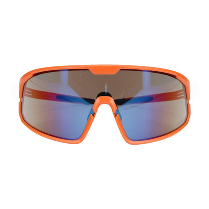 PIP Site Boss Enhanced Coverage Full Frame Safety Glasses, with Hi-Vis Orange Frame, Blue Mirror Plus PRO Lens, and Anti-Scratch Coating 250-43-0006
