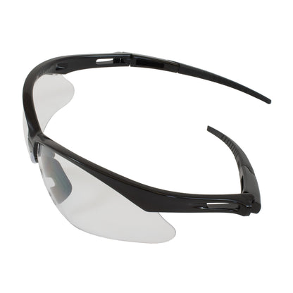 Anser™ Semi-Rimless Safety Glasses with Black Frame, Clear Lens and Anti-Scratch / Anti-Fog Coating 250-AN-10111