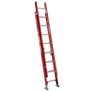 Werner 16' Type IA Fiberglass D-Rung Extension Ladder D6216-2