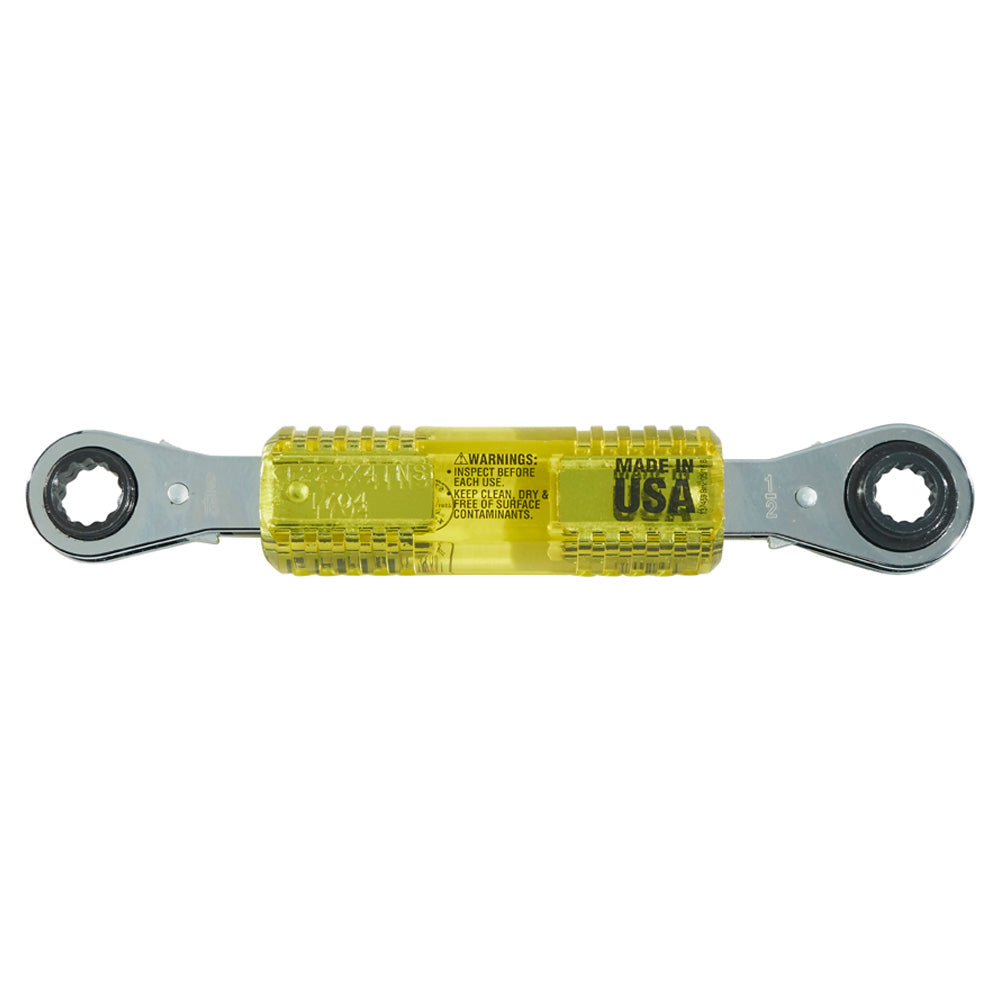 Klein Lineman's Insulating 4-in-1 Box Wrench KT223X4INS