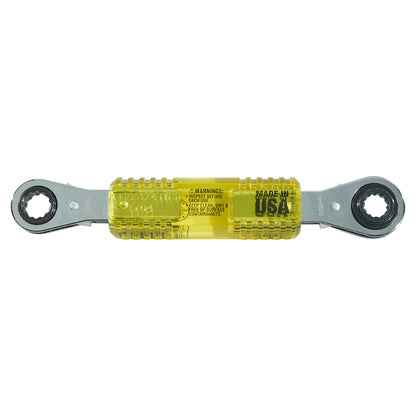 Klein Lineman's Insulating 4-in-1 Box Wrench KT223X4INS