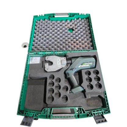 [USED] Greenlee EK6ATLXB Gator 6 Ton Dieless Quad Indent Battery Crimper