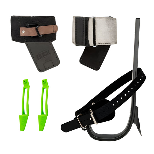 Buckingham BuckAlloy Black Climber Kit w/ Straps and Pads A94089Q13-MS