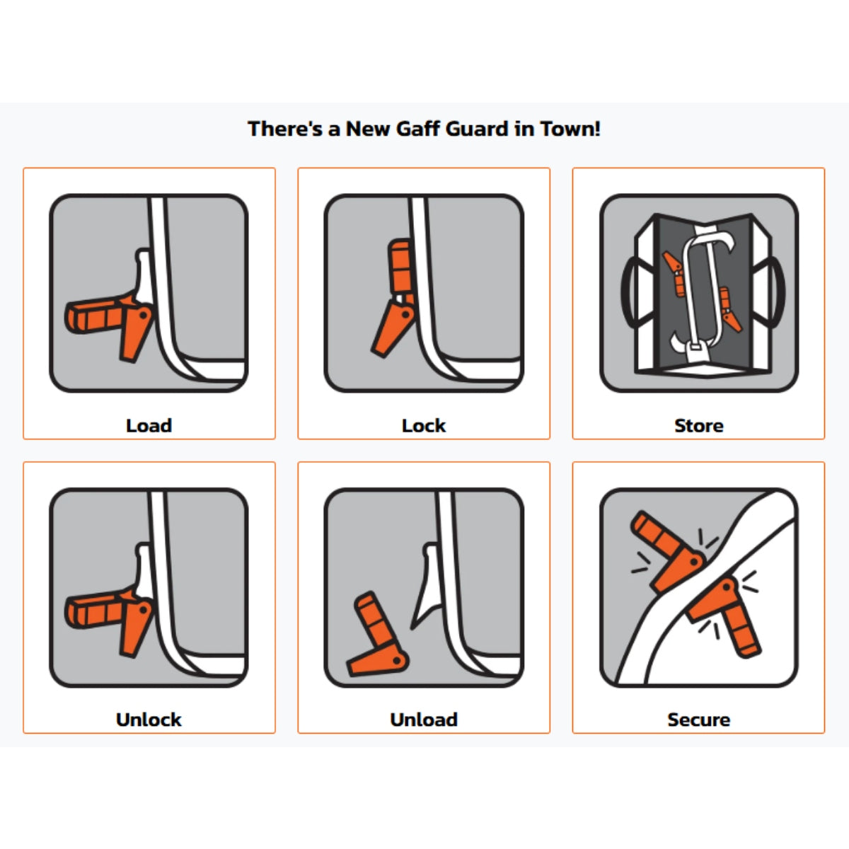Hook Holster Magnetic Gaff Guards
