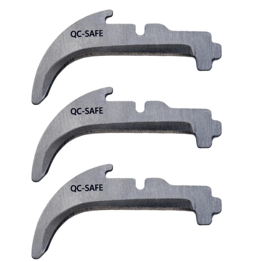 MADI Quick-Change Safety Replacement Blades 3 Pack for Lockback Lineman Knife LB-QC3PK-2S