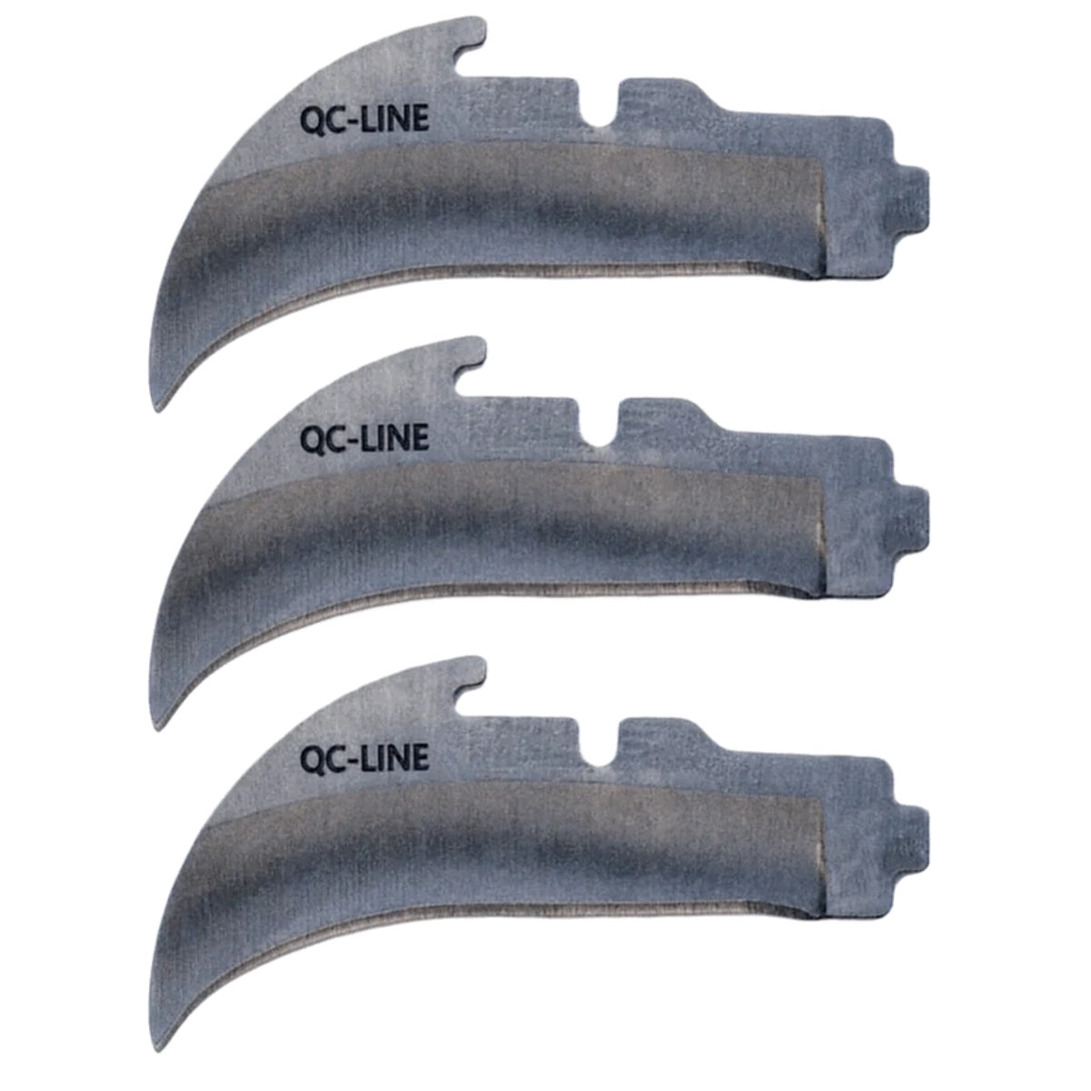 MADI Quick-Change Pointed Replacement Blades 3 Pack for Lockback Lineman Knife LB-QC3PK-1P