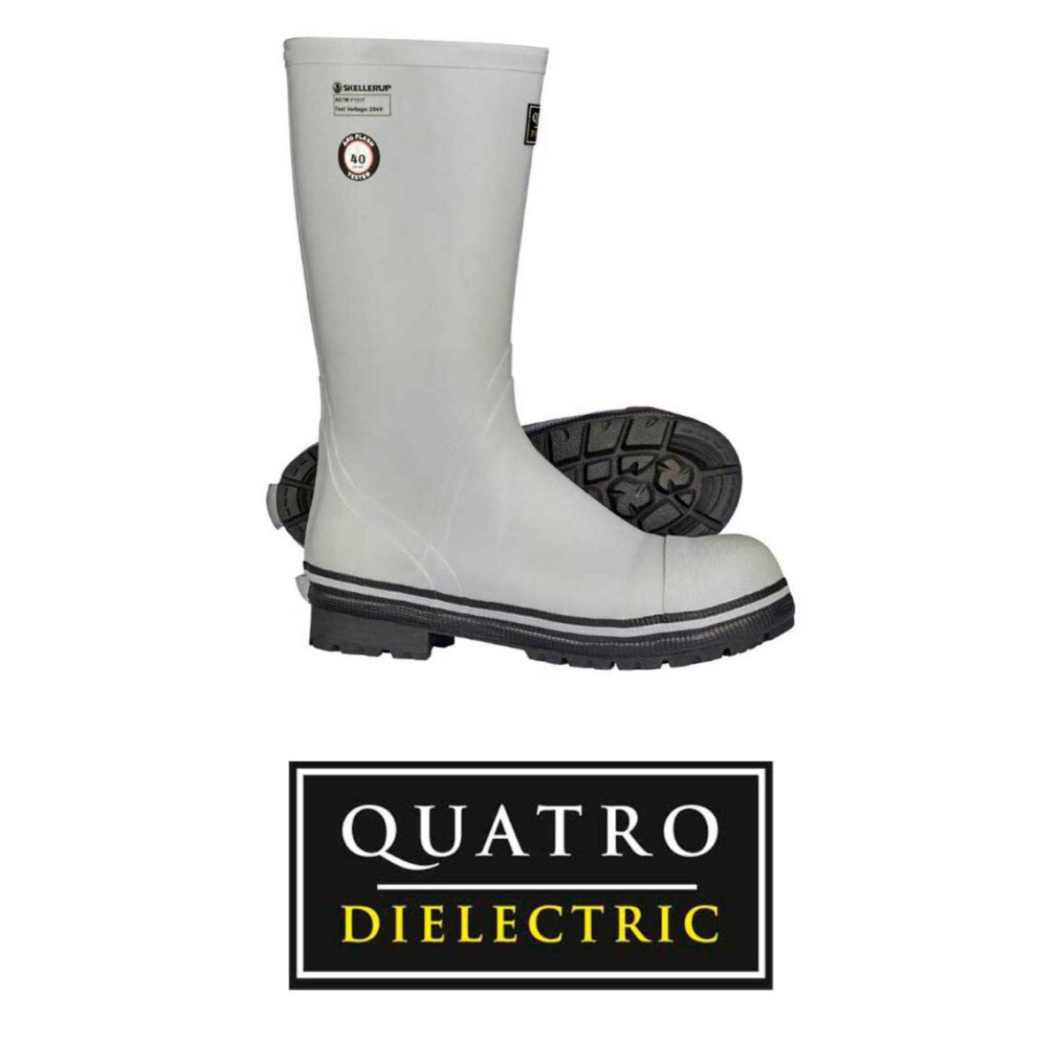 Quatro 20kV 15" Dielectric Regular Boot with Steel Toe FQD8